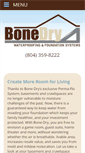 Mobile Screenshot of bone-drywaterproofing.com